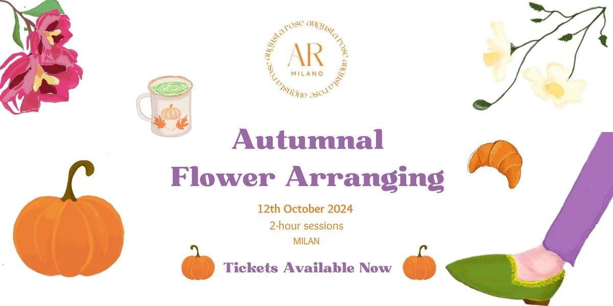 AUTUMNAL FLOWER ARRANGING