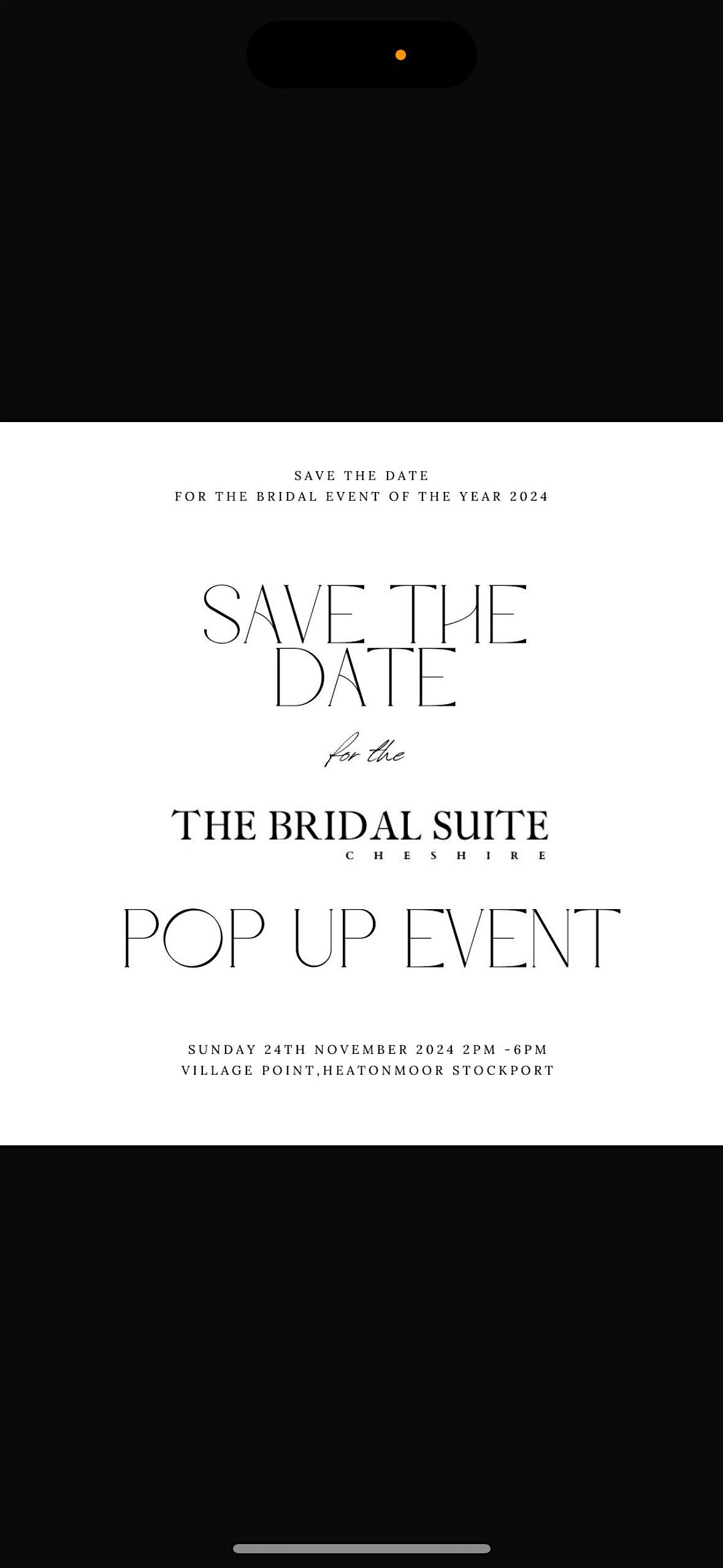 The Bridal Suite Cheshire - Pop up Event