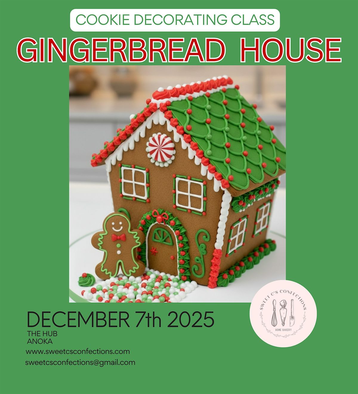 Gingerbread House Decorating Class in Anoka, MN!, The Hub LLC, Anoka, 7 ...