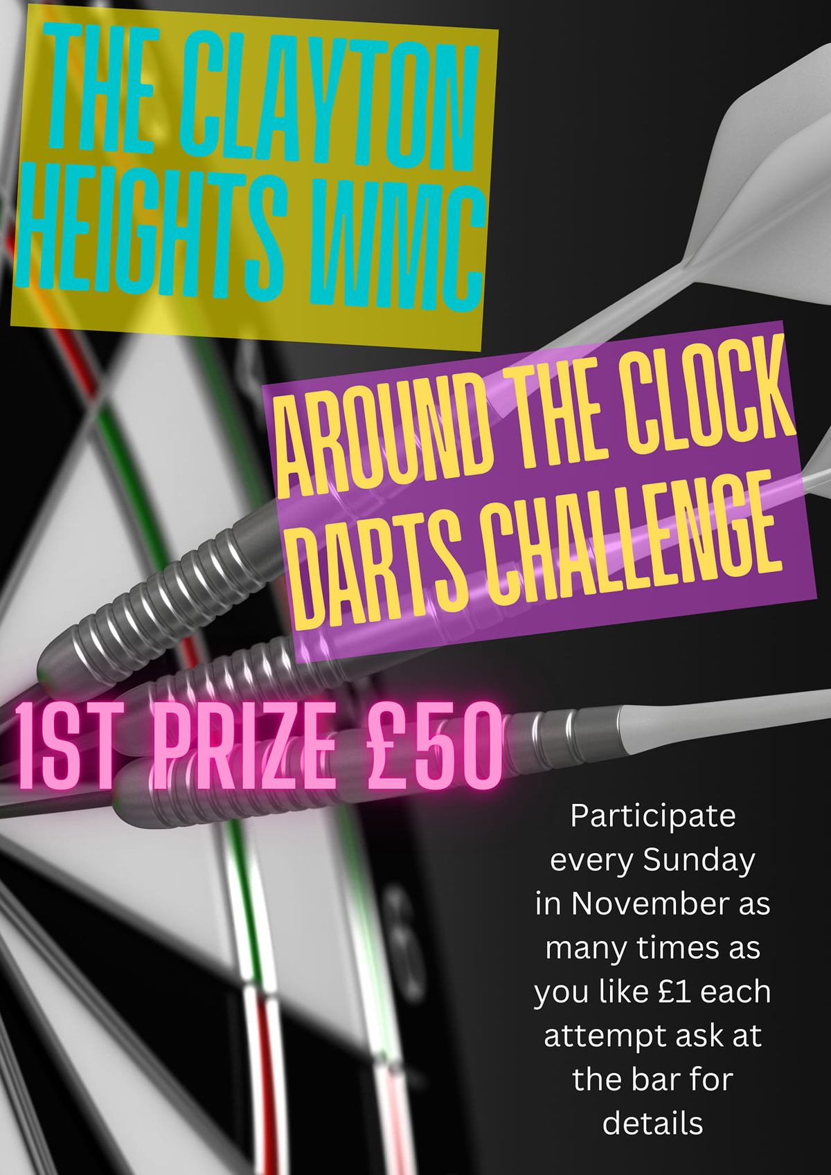 Clayton Heights Darts Challenge Finals