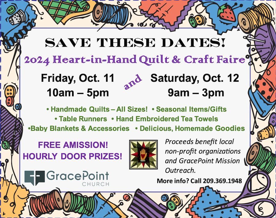 GracePoint Heart n' Hand Quilt & Craft Faire