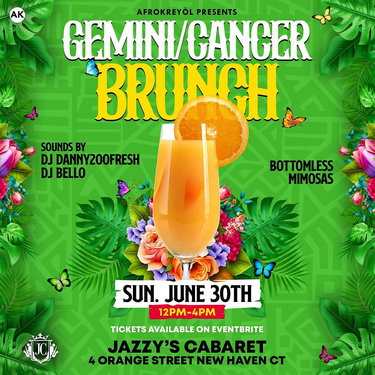 Afro-Krey\u00f2l presents Gemini\/Cancer brunch