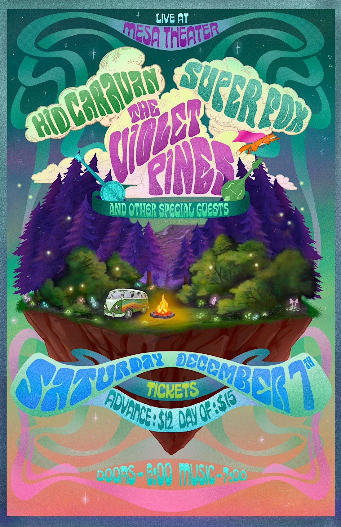 The Violet Pines w\/ Kid Caravan, Superfox + special guests