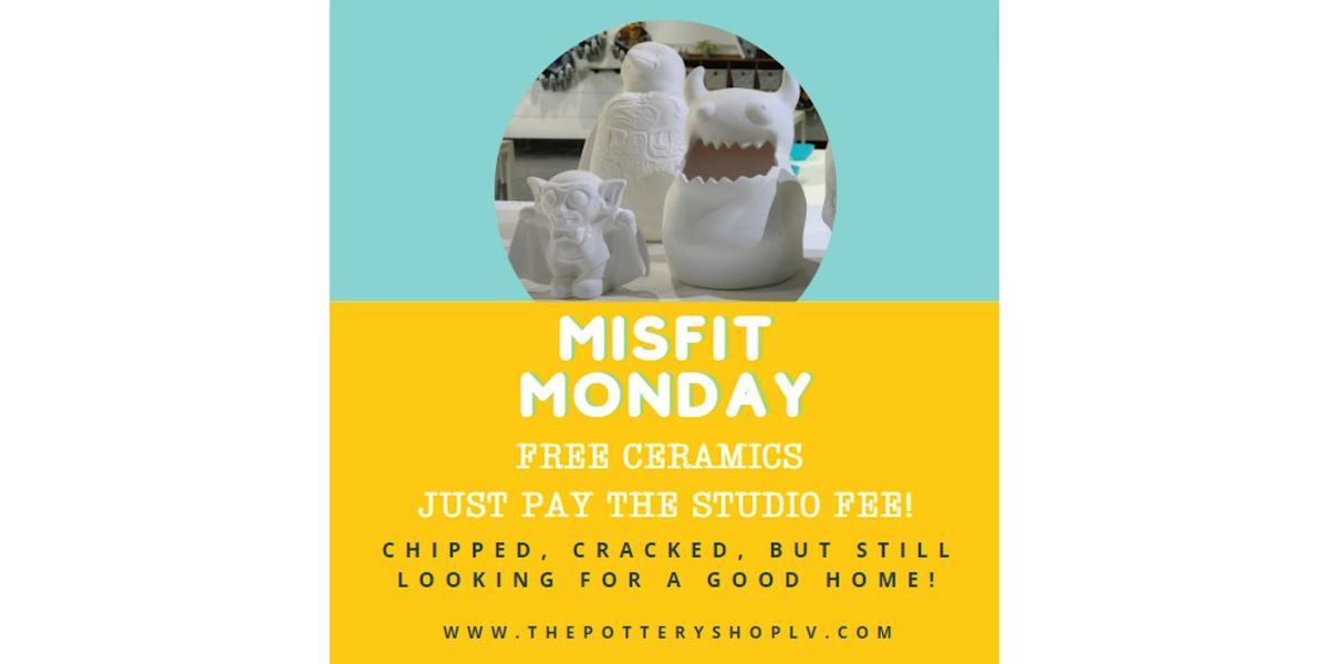 FREE Ceramics: Misfit Monday at The Pottery Shop