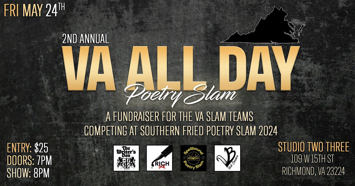 2nd Annual VA All Day Poetry Slam