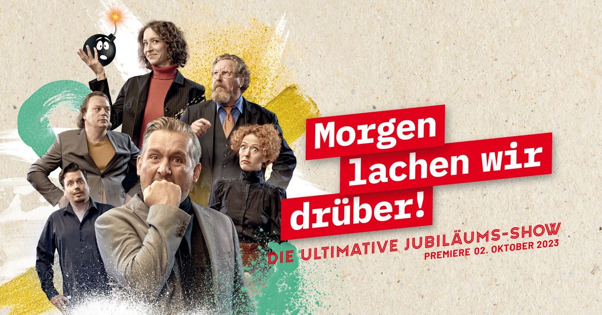 Morgen lachen wir dr\u00fcber!