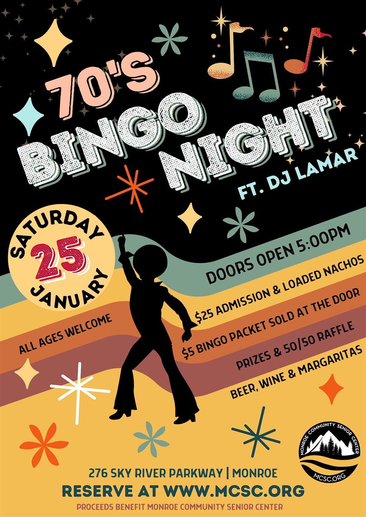 70's Bingo Night