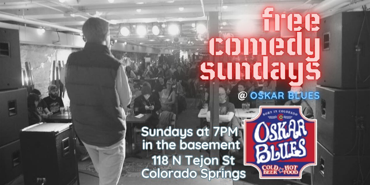 Zach Reiner headlines FREE Comedy Sundays at Oskar Blues!!!!
