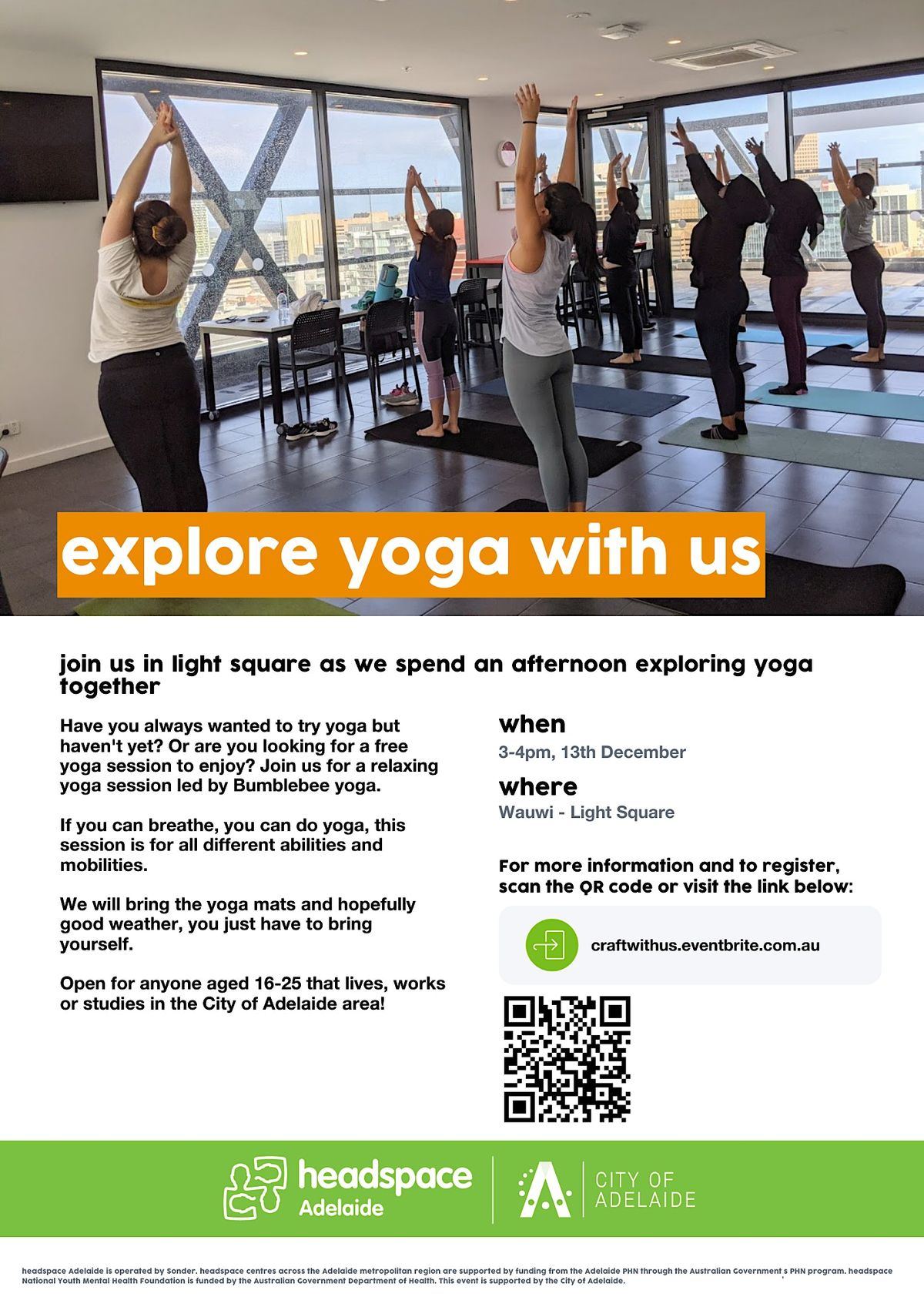 explore yoga with us