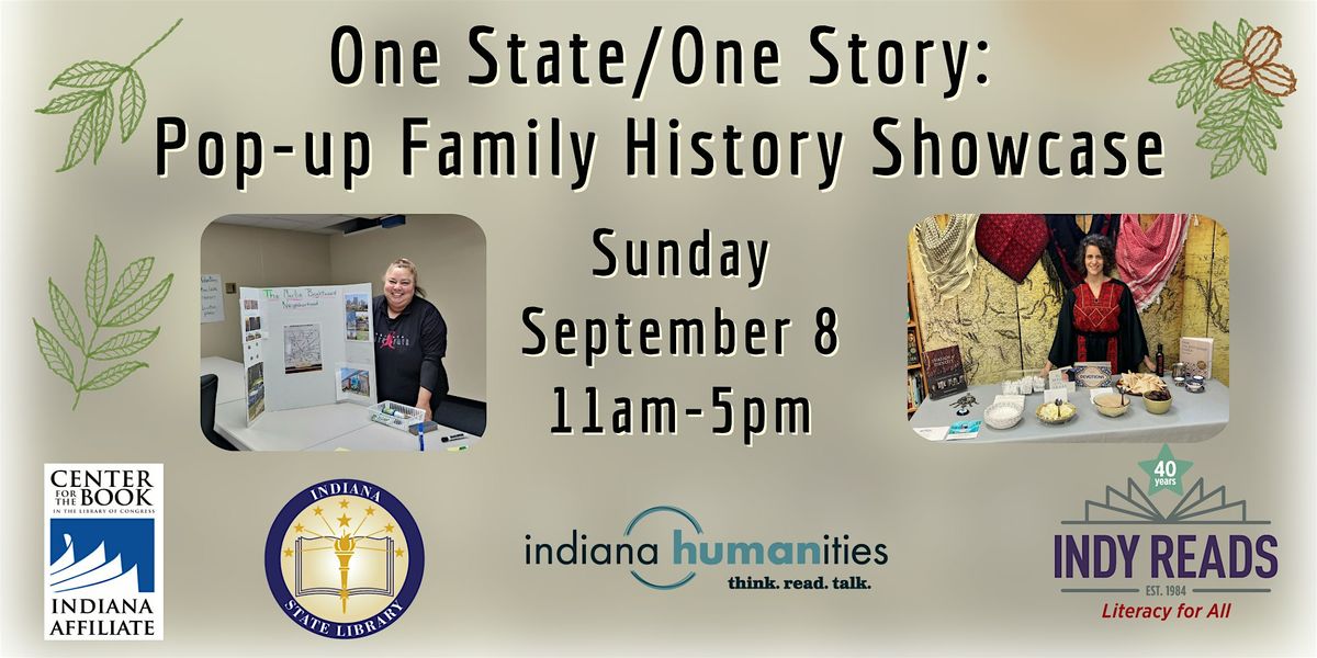 One State\/One Story: Pop-up Family History Showcase