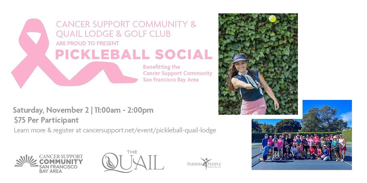 Pickleball Social at Quail Lodge 2024