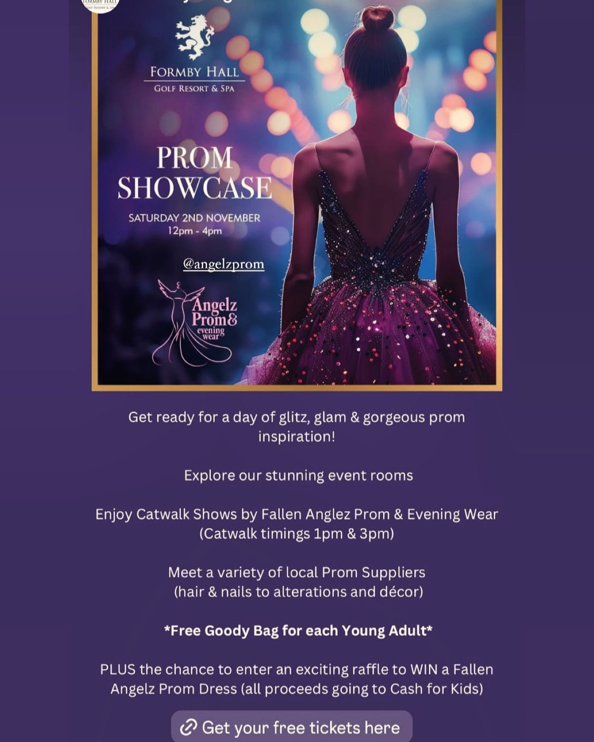 Formby Hall Golf Resort and Spa Prom Dresses and Evening Wear Showcase