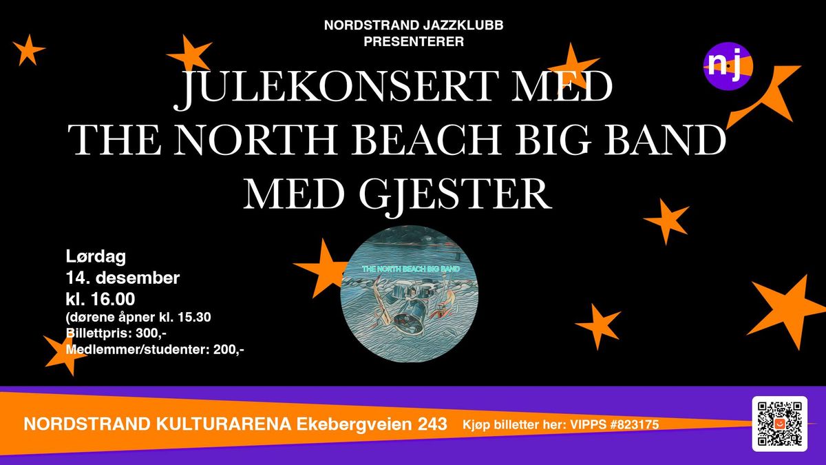 Nordstrand Jazzklubb presenterer: North Beach Big Band + Julejam (UTSOLGT)