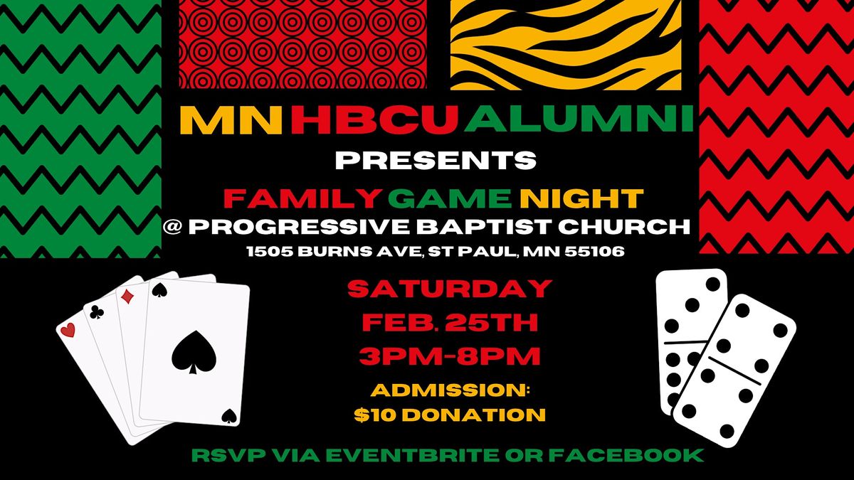 MN HBCU Alumni Family Game Night