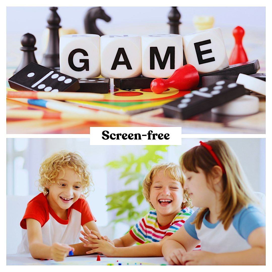 Kids Screen-free Games - Game Day Fridays at Think Lounge