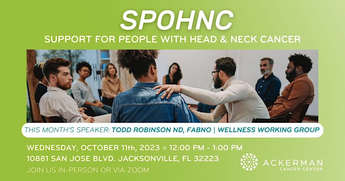 Heading Forward: SPOHNC (Oral, Head and Neck Cancer Support Group)