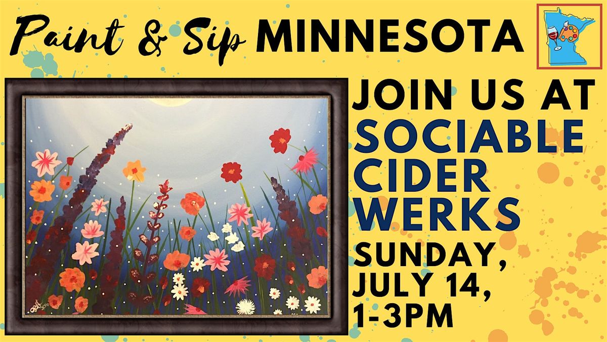 July 14 Paint & Sip at Sociable Cider Werks