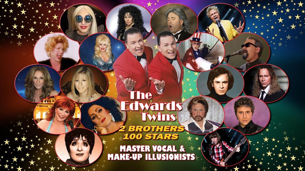 Cher, Tom Jones, Streisand Dinner Show Vegas Edwards Twins Impersonators