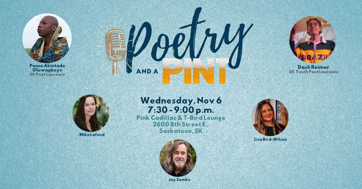  Poetry & a Pint Saskatoon