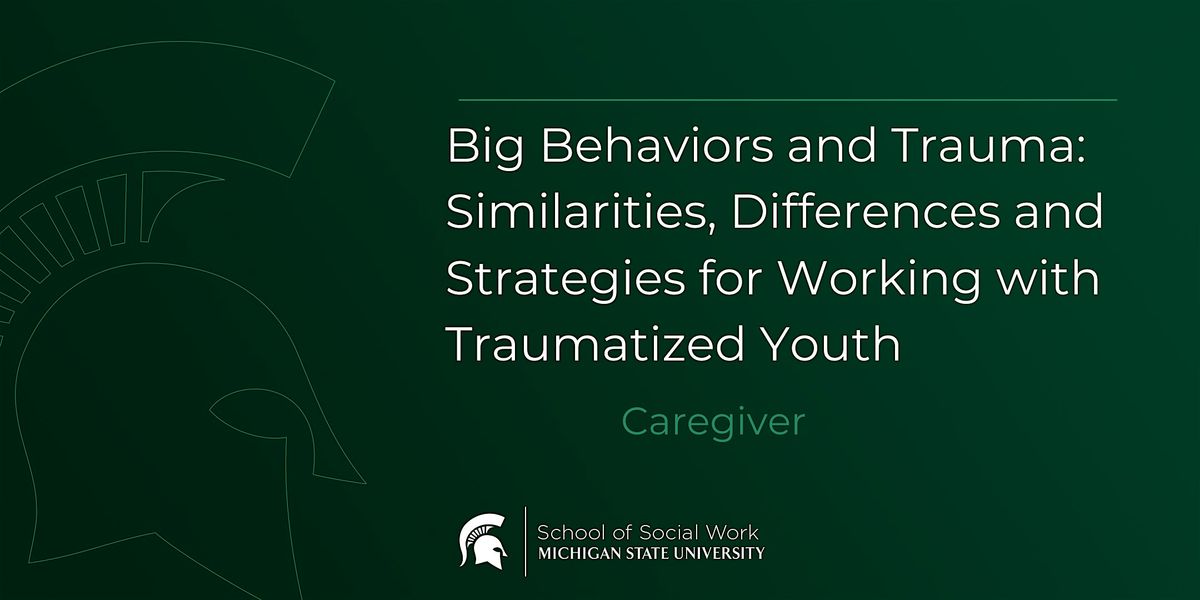 Big Behaviors and Trauma: Similarities, Differences, and Strategies for Wor