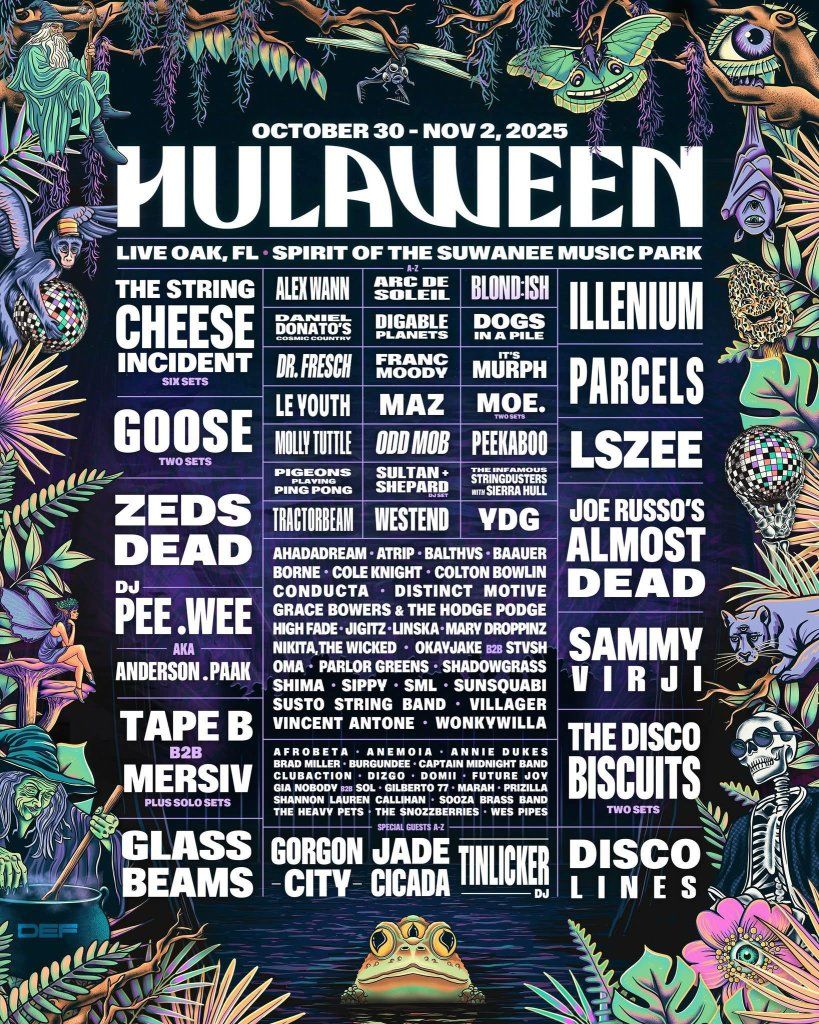 Suwannee Hulaween: Glass Beams & Goose - 2 Day Pass