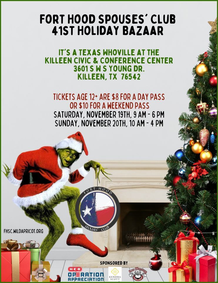 Fort Hood Spouses Club 41st Annual Holiday Bazaar, Killeen Civic