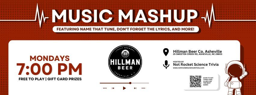 Music Mashup at Hillman Beer in Asheville