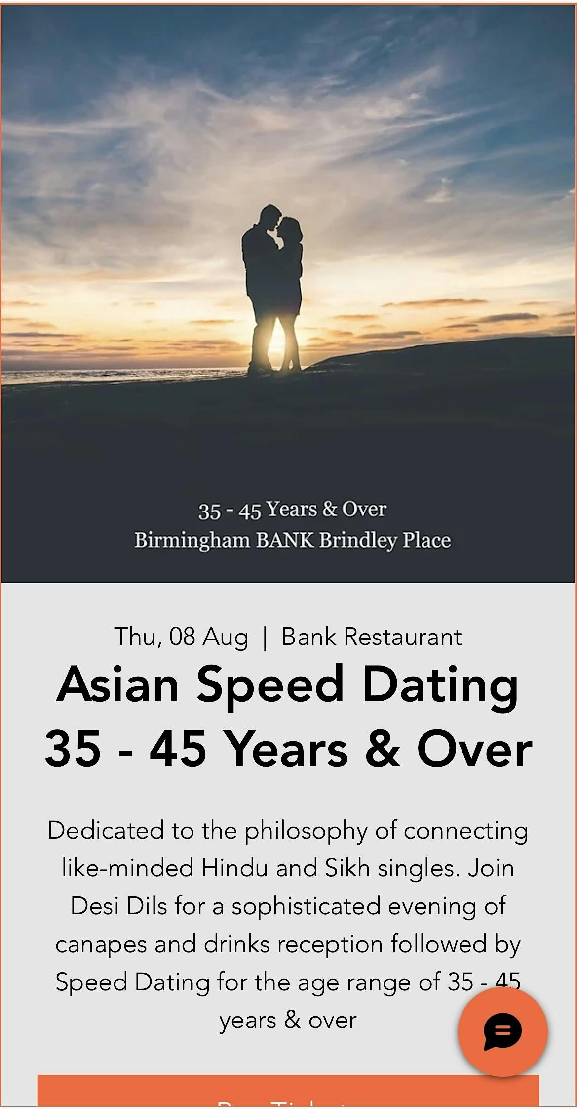 Asian Speed Dating 35 - 45 Years