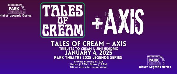 "A Tribute to Jimi Hendrix-Cream" [2025 Winter Legends Series] @ Park Theatre