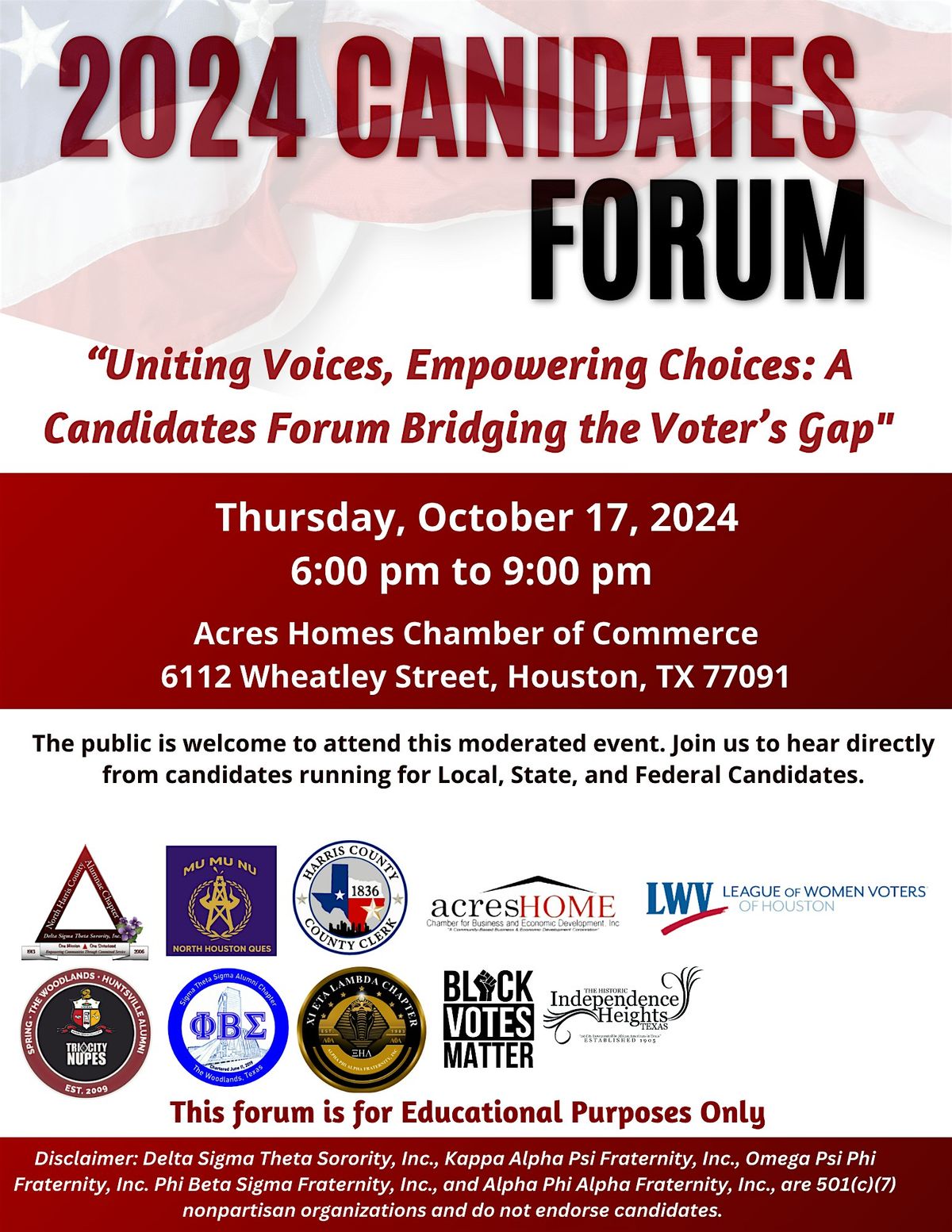 2024 Candidates Forum