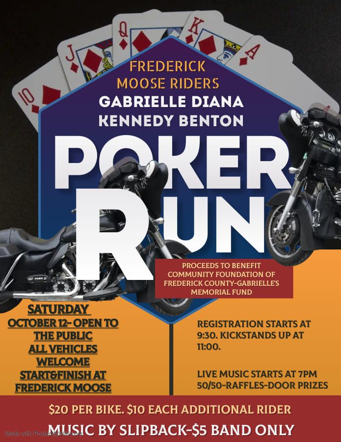 Moose Rider Benefit Poker Run for Gabrielle's Fund