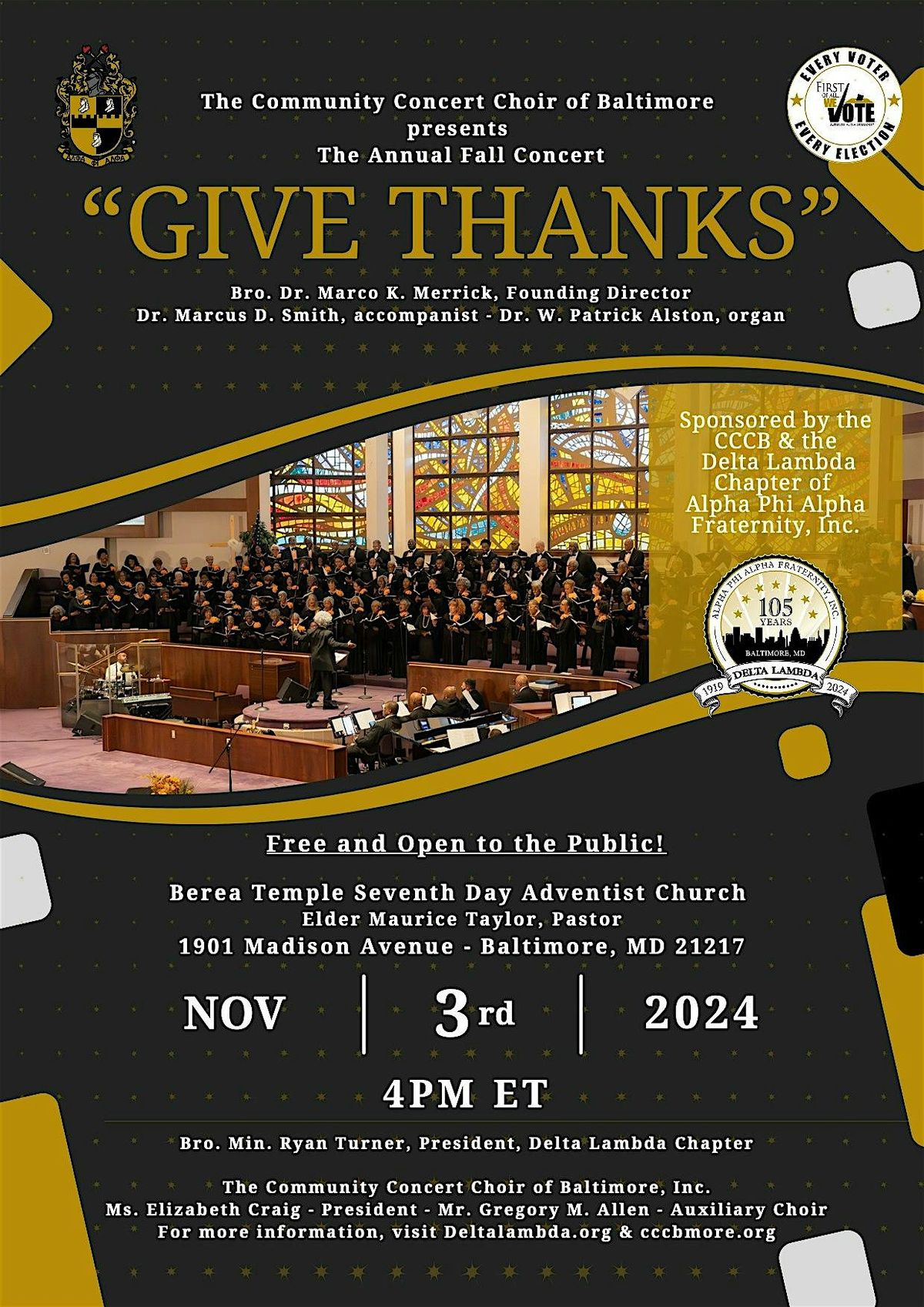 "Give Thanks" - Annual Fall Concert