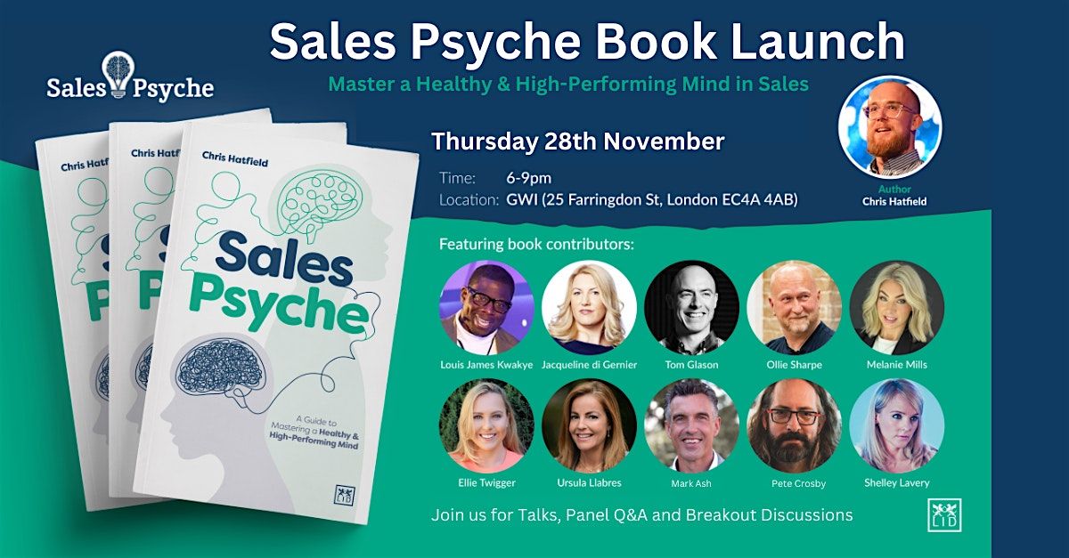 Sales Psyche Book Launch: Master a Healthy & High-Performing Mind