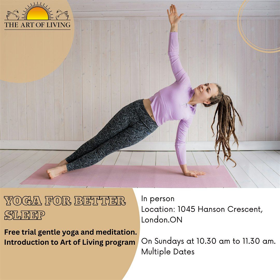 Free yoga and Meditation intro to Art of Living