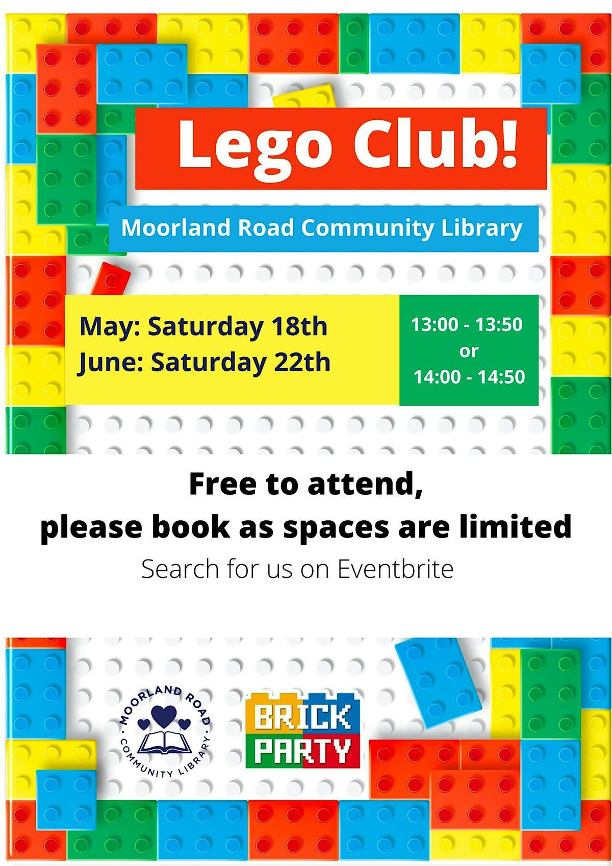 Lego Club at Moorland Road Community Library