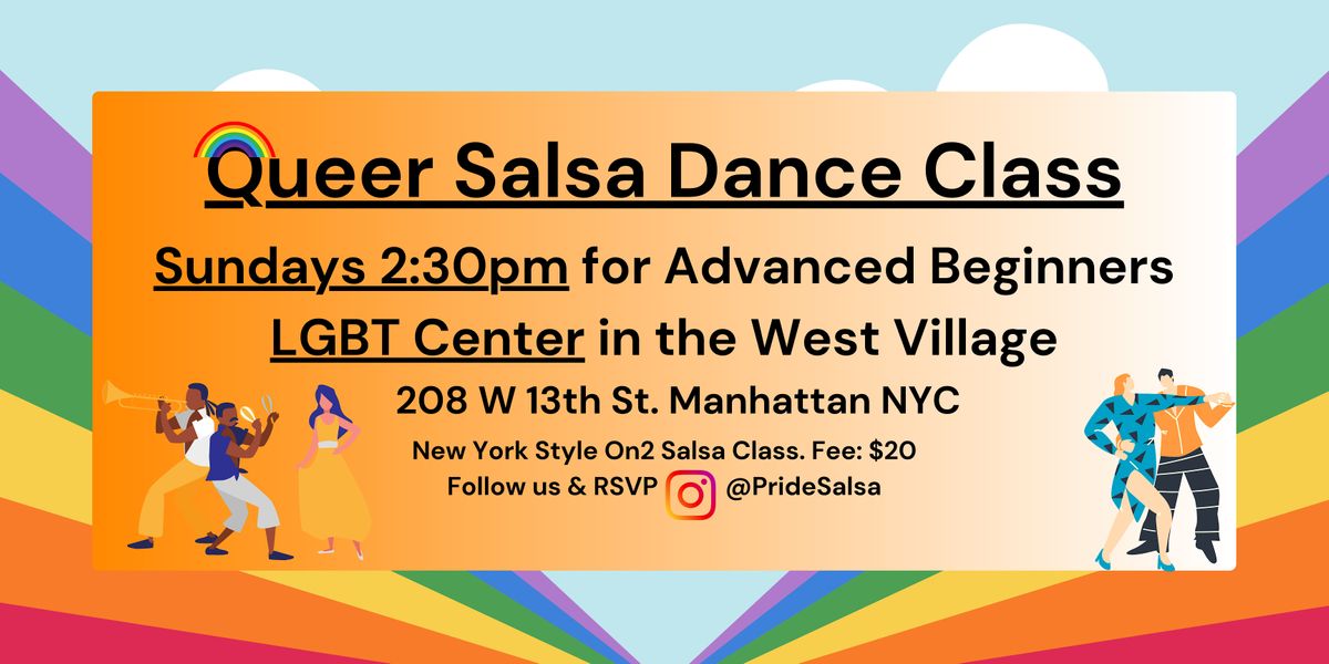 Queer Salsa Classes for Advanced Beginners on Sundays