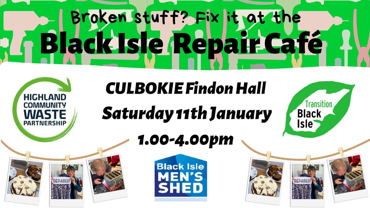 The Black Isle Repair Cafe @ Culbokie Findon Hall