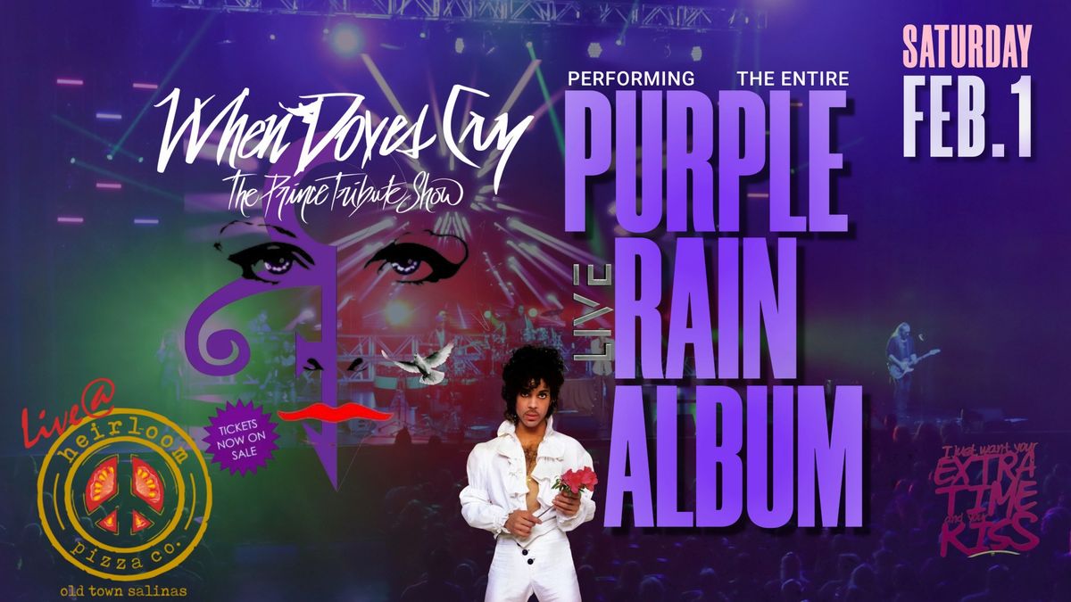 When Doves Cry - The Prince Tribute Show Live in Salinas, CA