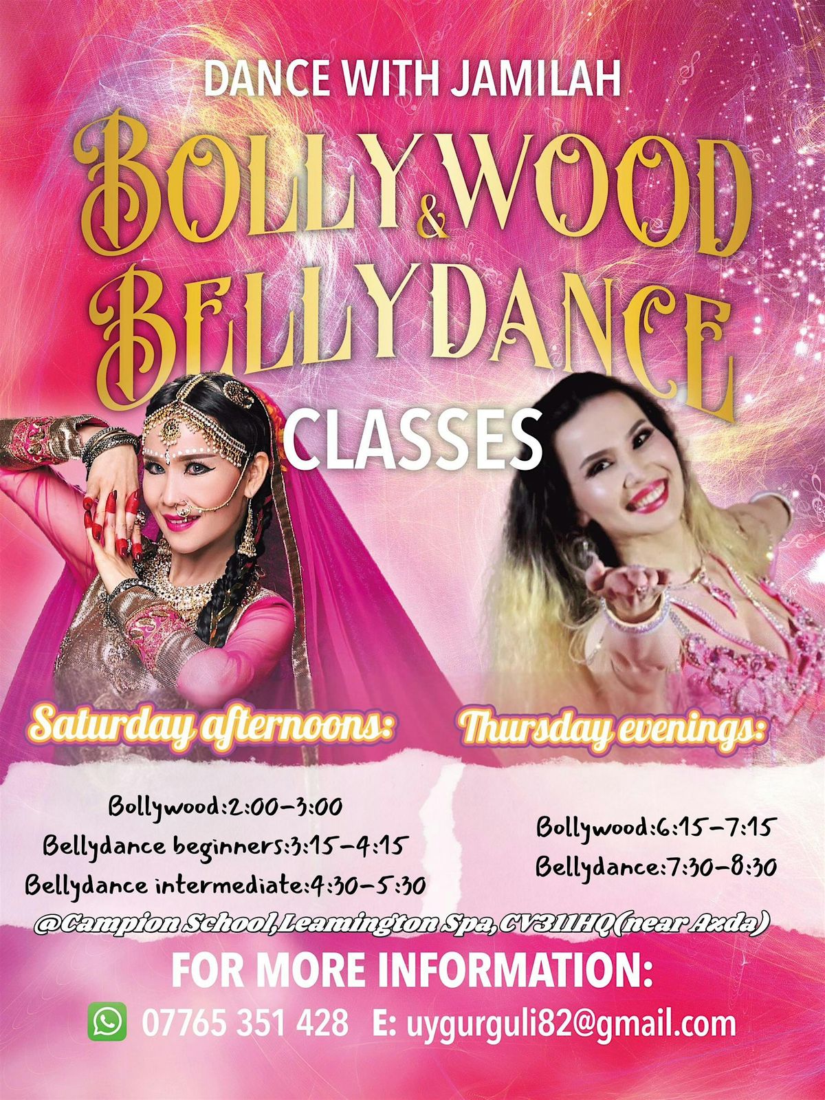 Bollywood dance class