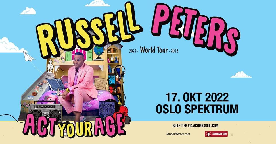 RUSSELL PETERS: ACT YOUR AGE WORLD TOUR OSLO