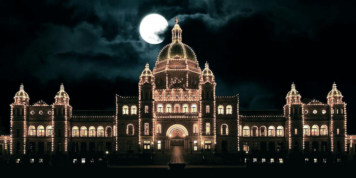 Trick or Treating at the Parliament Buildings