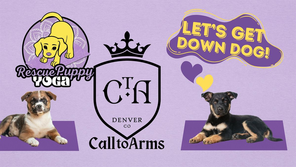 Rescue Puppy Yoga - Call to Arms Brewing Co.