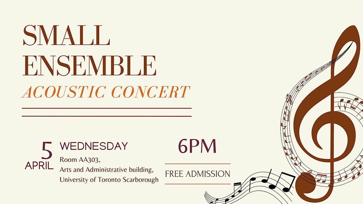 Small Ensemble Acoustic Concert