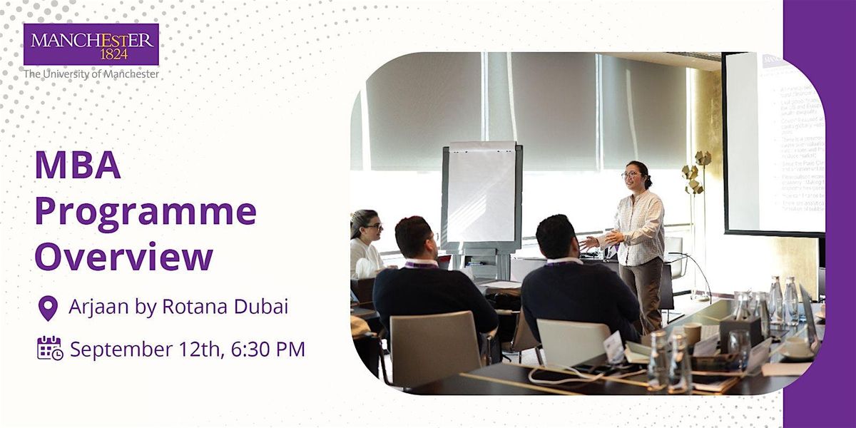 MBA Programme Overview & Networking, Dubai