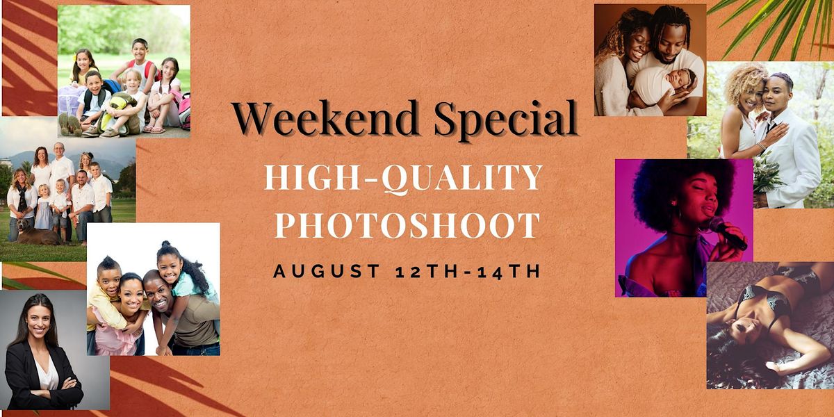 Weekend Special-High-Quality Photoshoot