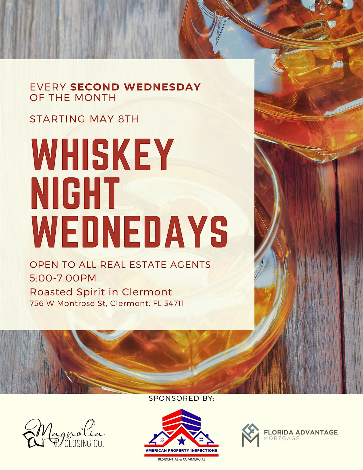 ((KW CLERMONT)) Whiskey Night Wednesday