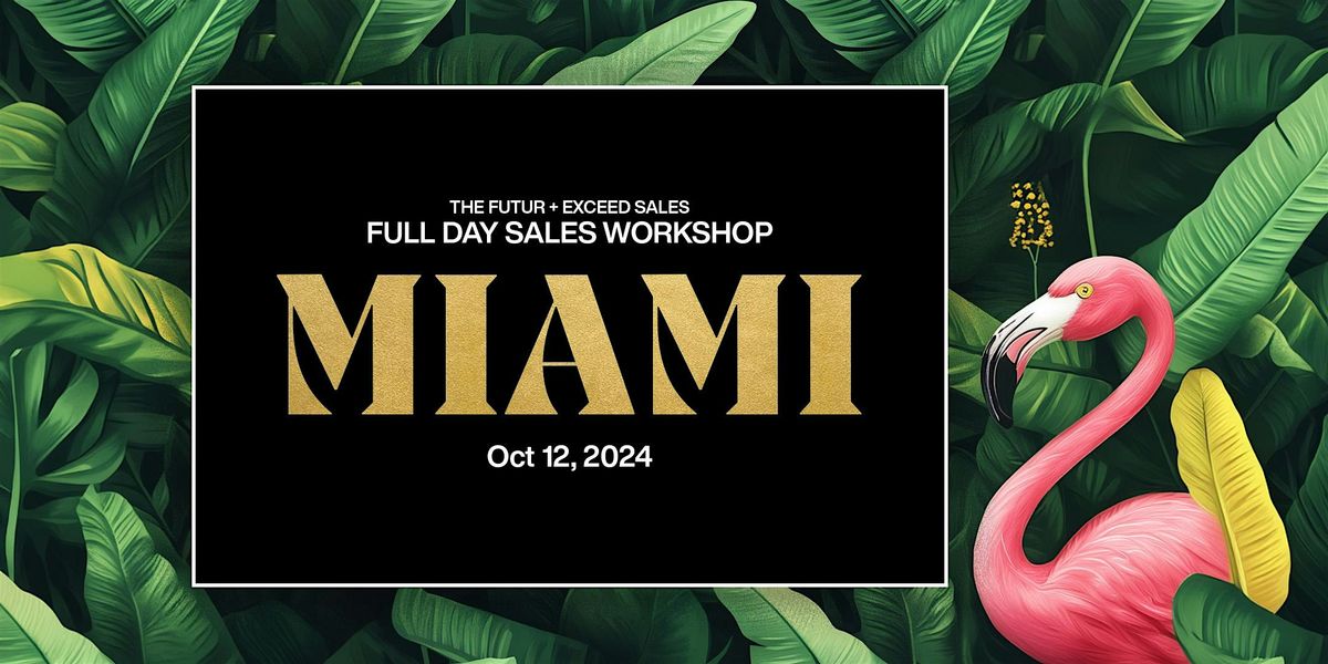 Conversational Selling Workshop Miami (Full Day)