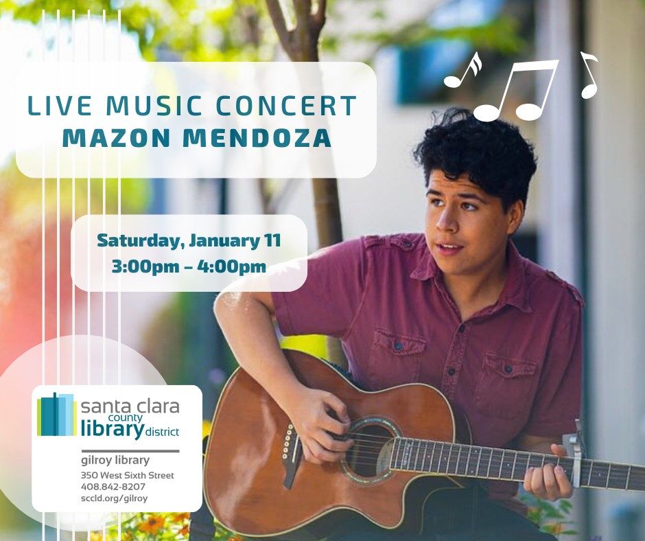 Free Live Music Event with Musician Mazon Mendoza