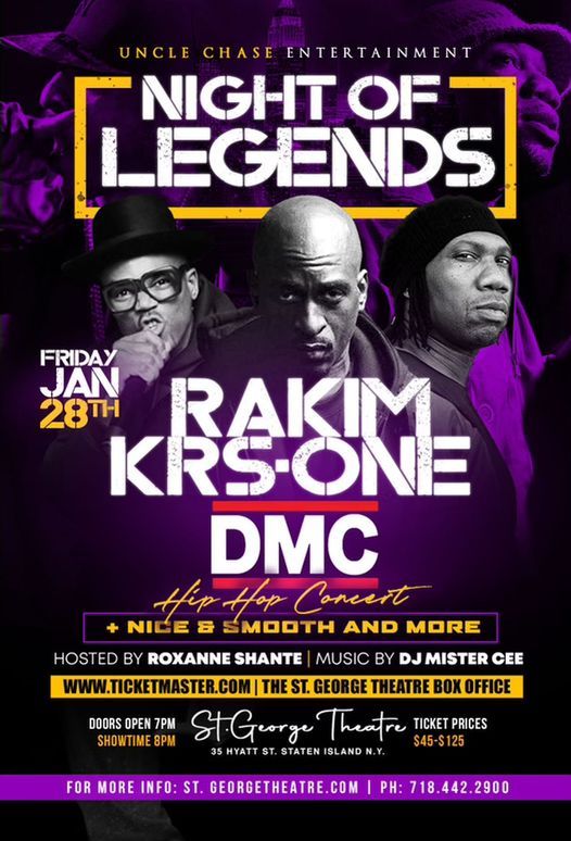 Rakim, KRS-One & DMC: Night of Legends