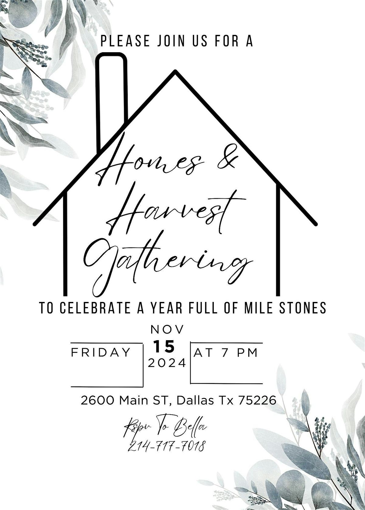 Homes and Harvest Gathering